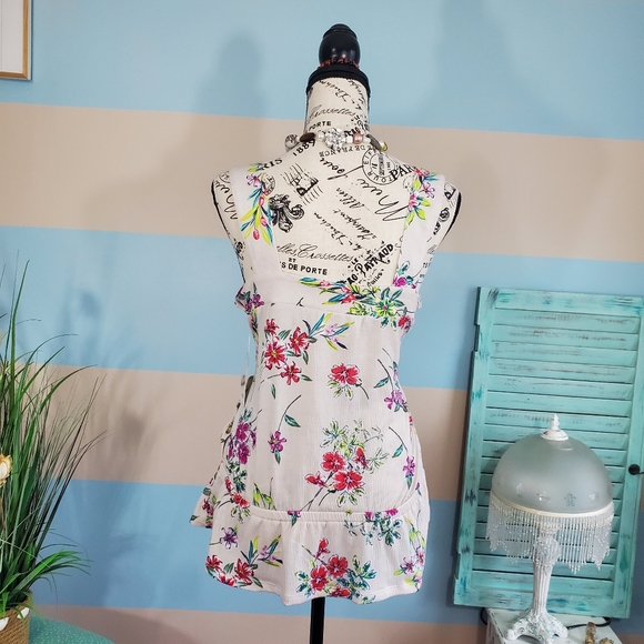 NWT Time and Tru Floral Tank Top - Picture 4 of 10